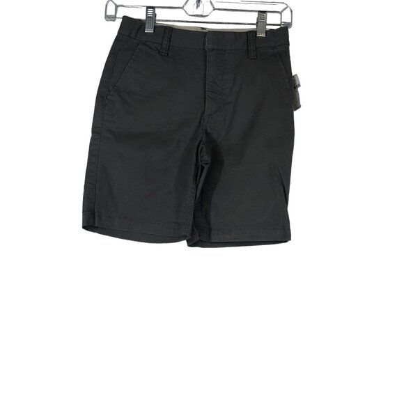 GAP KIDS - BOYS 8 - GRAY ADJUSTABLE WAIST CASUAL KHAKI SHORTS - Picture 1 of 3